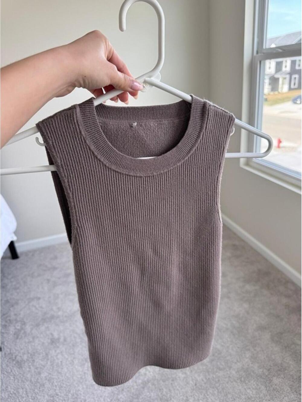 Abercrombie Sweater Ribbed Knit Tank Top XXS